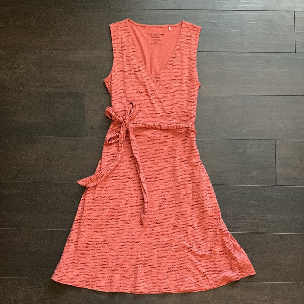 Toad&Co Cue Wrap sleeveless dress, size Medium